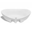 Luxury Ceramic Basin Oval with Overflow and Faucet Hole