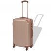 Four Piece Hardcase Trolley Set Champagne