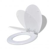 Toilet Seats with Soft Close Lids MDF White