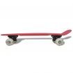 Red Retro Skateboard with LED Wheels