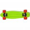 Retro Skateboard with Green Top Red Wheels 6.1"