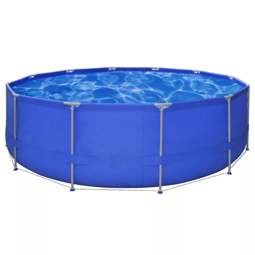 Above Ground Swimming Pool Steel Frame Round 457 x 122 cm