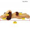 Dog Cuddly Toy Plush Brown 160 cm