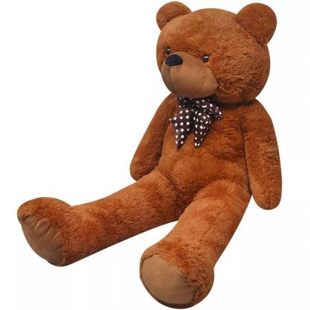 XXL Soft Plush Teddy Bear Toy Brown 175 cm