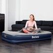 Bestway Inflatable Bed Single Size Air Mattress with Built-in Pump and Pillow