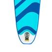 Bestway 2.43x0.57m Inflatable Surfboard Soft Surf Board Leash Pump Hydro Force