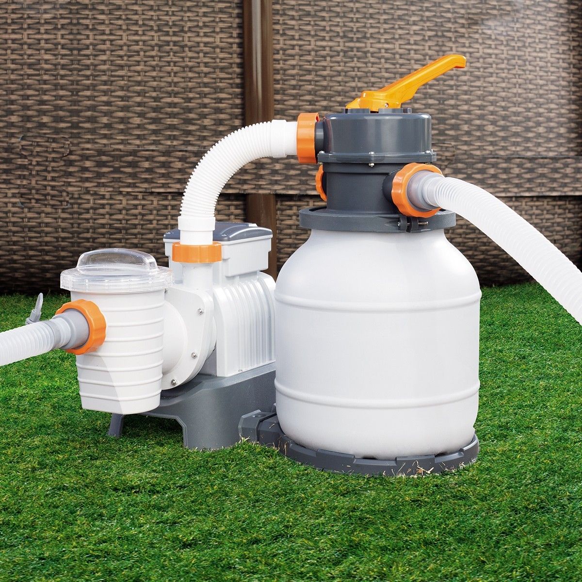 above ground pool sand filter and pump