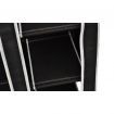 Folding Wardrobe Black 110 x 45 x 175 cm