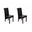 Dining Chairs 2 pcs Artificial Leather Brown