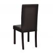 Dining Chairs 4 pcs Brown Faux Leather