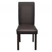 Dining Chairs 4 pcs Brown Faux Leather