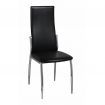 Dining Chairs 4 pcs Artificial Leather Black