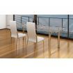 Dining Chairs 2 pcs Artificial Leather White
