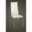 Dining Chairs 2 pcs Artificial Leather White