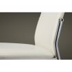 Dining Chairs 2 pcs Artificial Leather White
