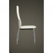 Dining Chairs 4 pcs Artificial Leather White