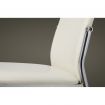 Dining Chairs 4 pcs Artificial Leather White