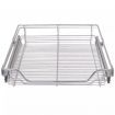 Pull-Out Wire Baskets 2 pcs Silver 600 mm