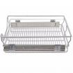 Pull-Out Wire Baskets 2 pcs Silver 600 mm