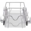 Pull-Out Wire Baskets 2 pcs Silver 300 mm