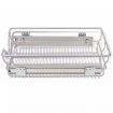 Pull-Out Wire Baskets 2 pcs Silver 400 mm