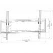 Tilt Wall Mounted TV Bracket 600 x 400 mm 32" - 70"