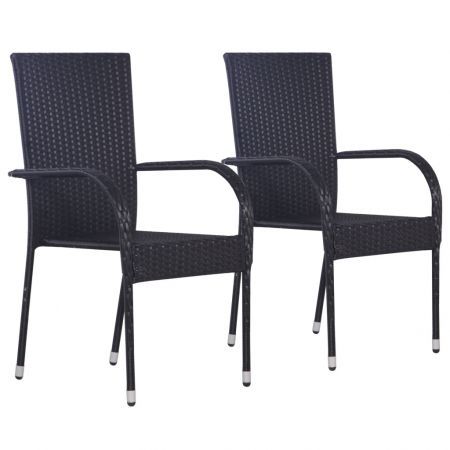 Black Stackable Outdoor Chairs Hot, Stackable Outdoor Dining Chairs Australia