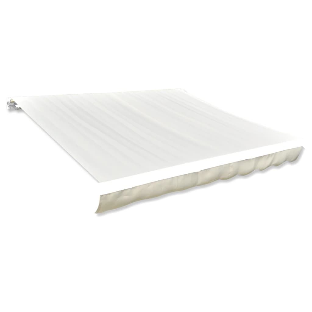 Awning Top Sunshade Canvas Cream 4 x 3 m