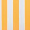 Awning Top Sunshade Canvas Sunflower Yellow & White 6 x 3 m