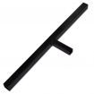 Ground Drill with Handle Auger Bit 150 mm Three Spirals Steel Black