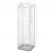 Gabion Basket with Lids Galvanised Wire 100x30x30 cm