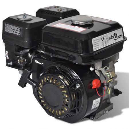 Petrol Engine 6.5 HP 4.8 kW Black