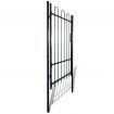 Fence Gate with Hoop Top 100 x 175 cm