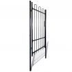 Fence Gate with Hoop Top 100 x 198 cm