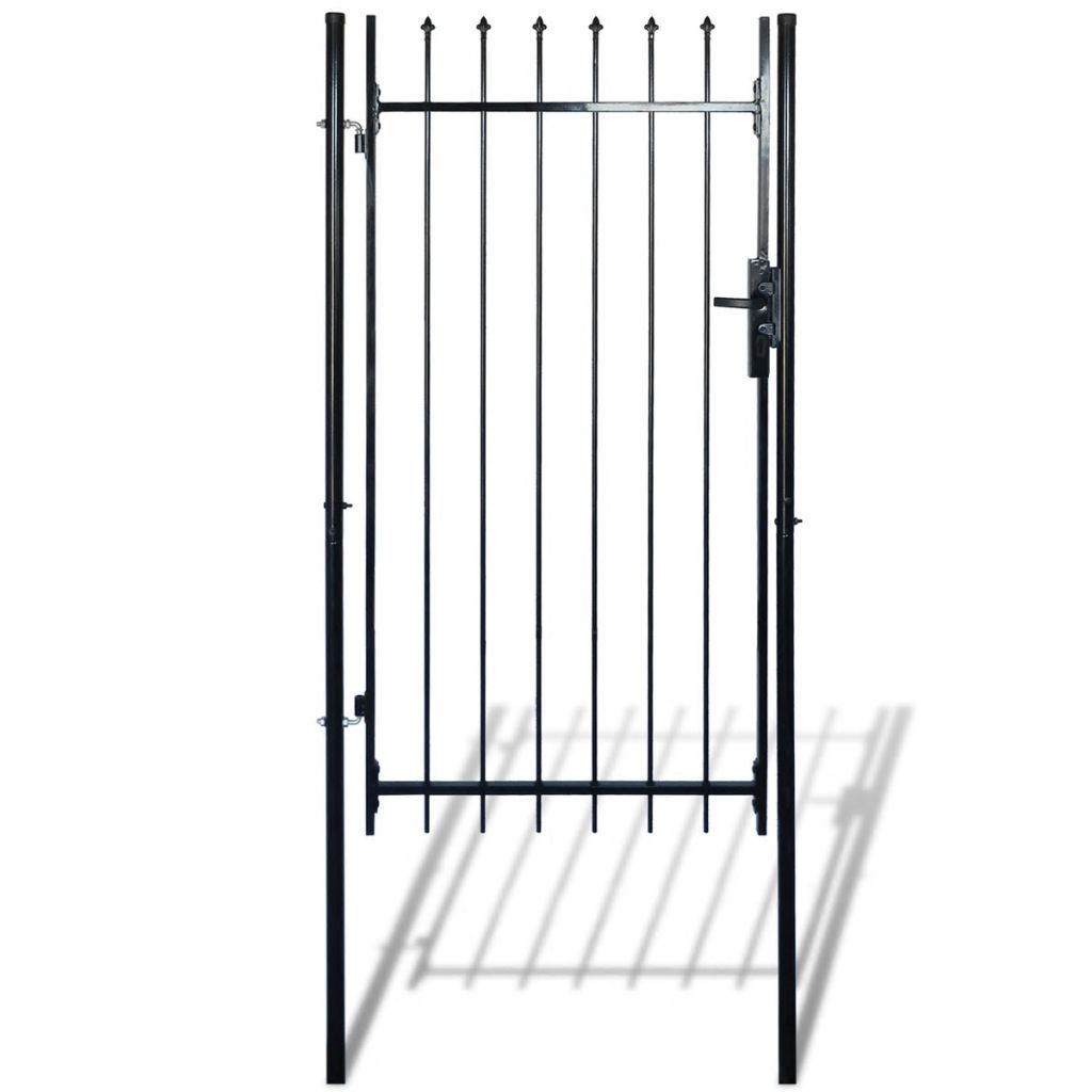 Fence Gate with Spear Top 100 x 150 cm