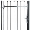 Fence Gate with Spear Top 100 x 150 cm