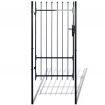 Single Door Fence Gate with Spear Top 100 x 175 cm