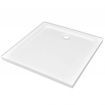 Square ABS Shower Base Tray White 80 x 80 cm