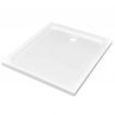 Rectangular ABS Shower Base Tray White 80 x 90 cm