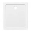 Rectangular ABS Shower Base Tray White 80 x 90 cm