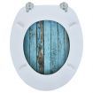 Toilet Seats with Hard Close Lids MDF Old Wood