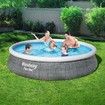 Bestway 3.96x0.84m Fast Set Above Ground Pool Family Swimming Center