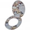 Toilet Seats with Hard Close Lids MDF Pebbles