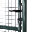 Garden Fence Gate 85.5x200 cm/100x250 cm Steel Green