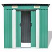Garden Shed Green Metal