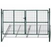 Fence Gate Powder-Coated Steel 306 x 200 cm