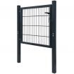 Fence Gate Steel Anthracite 106x150 cm