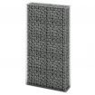 Gabion Basket Steel 85x30x200 cm Silver