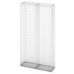 Gabion Basket Steel 85x30x200 cm Silver
