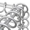 Gabion Basket Steel 85x30x200 cm Silver